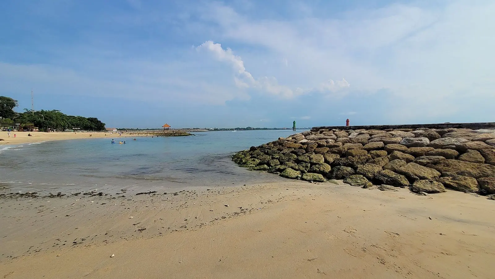 The calm beach of Sanur